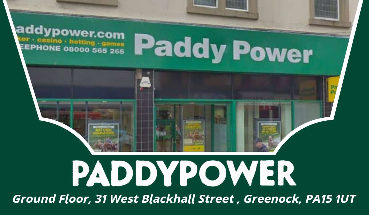 13-15 Henshaw Street Paddy Power Greenock – Betting Shop