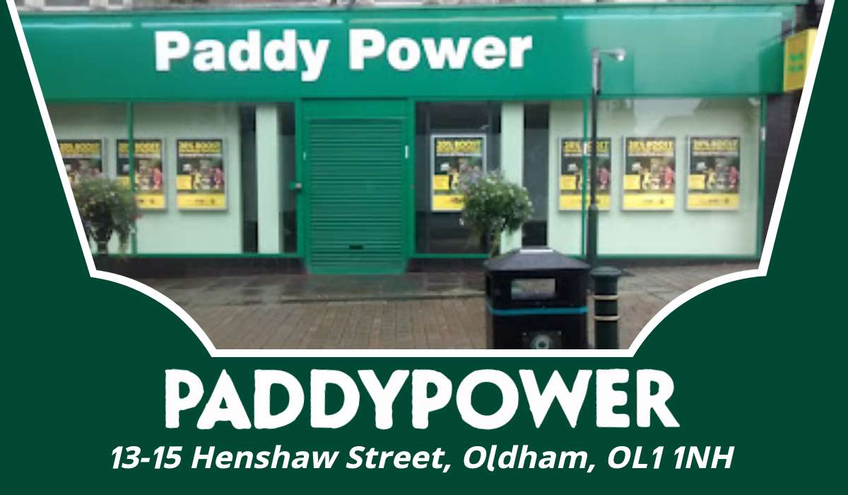 13-15 Henshaw Street Paddy Power Oldham – Betting Shop