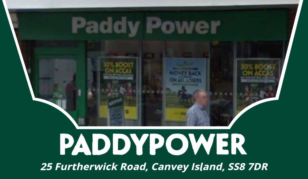 25 Furtherwick Road Paddy Power Canvey Island – Betting Shop