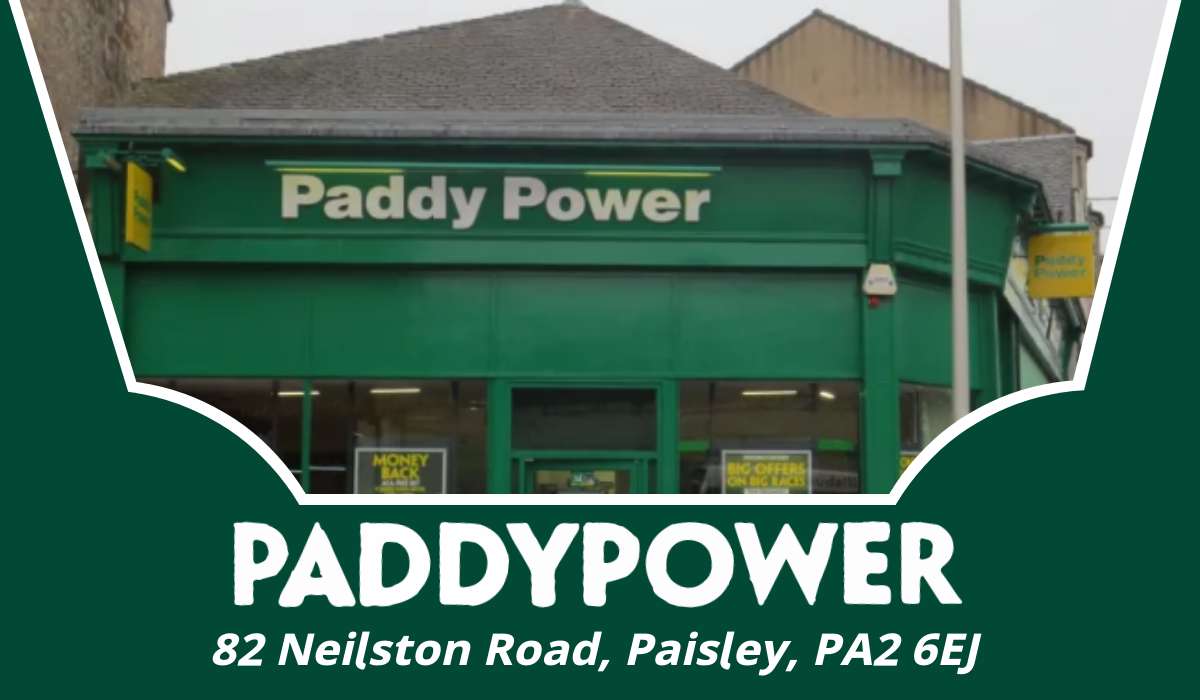 82 Neilston Road Paddy Power Paisley – Betting Shop