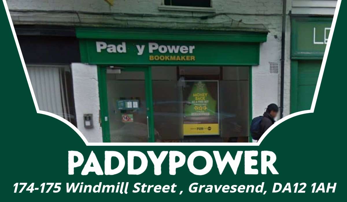 Ground Floor, 24 Broadway Paddy Power Gravesend – Betting Shop