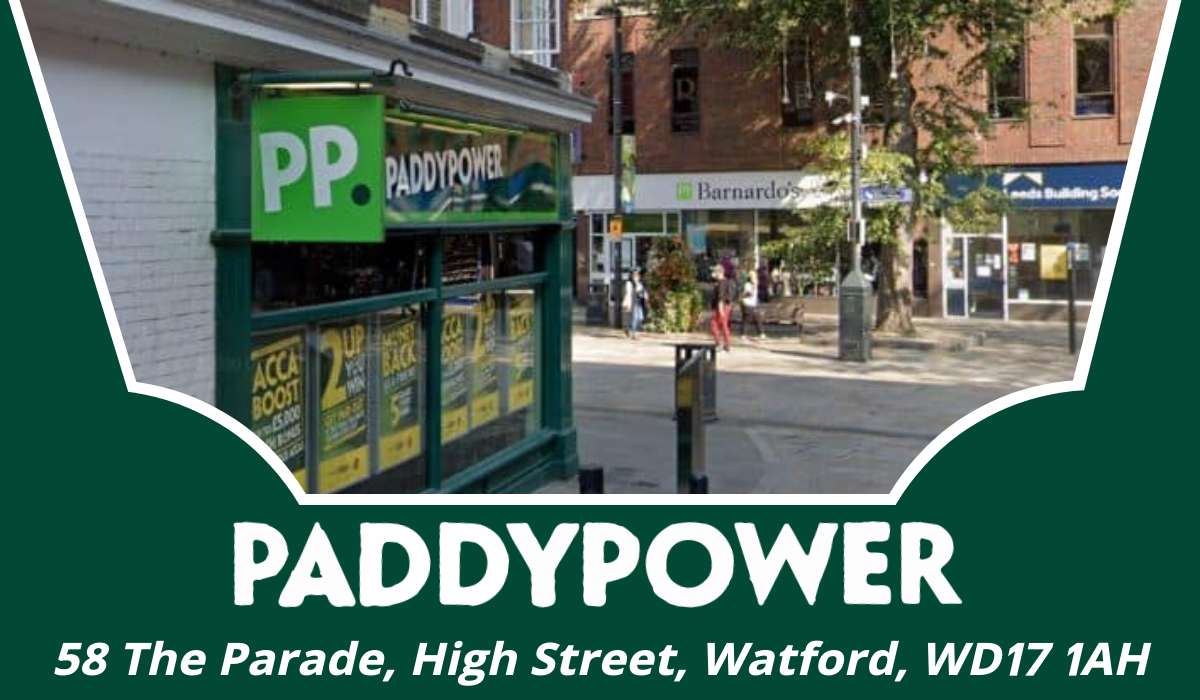 Railway Tavern, 339 Mare Street Paddy Power Watford – Betting Shop